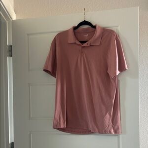 Old Navy Men's Dusty Rose Polo Shirt